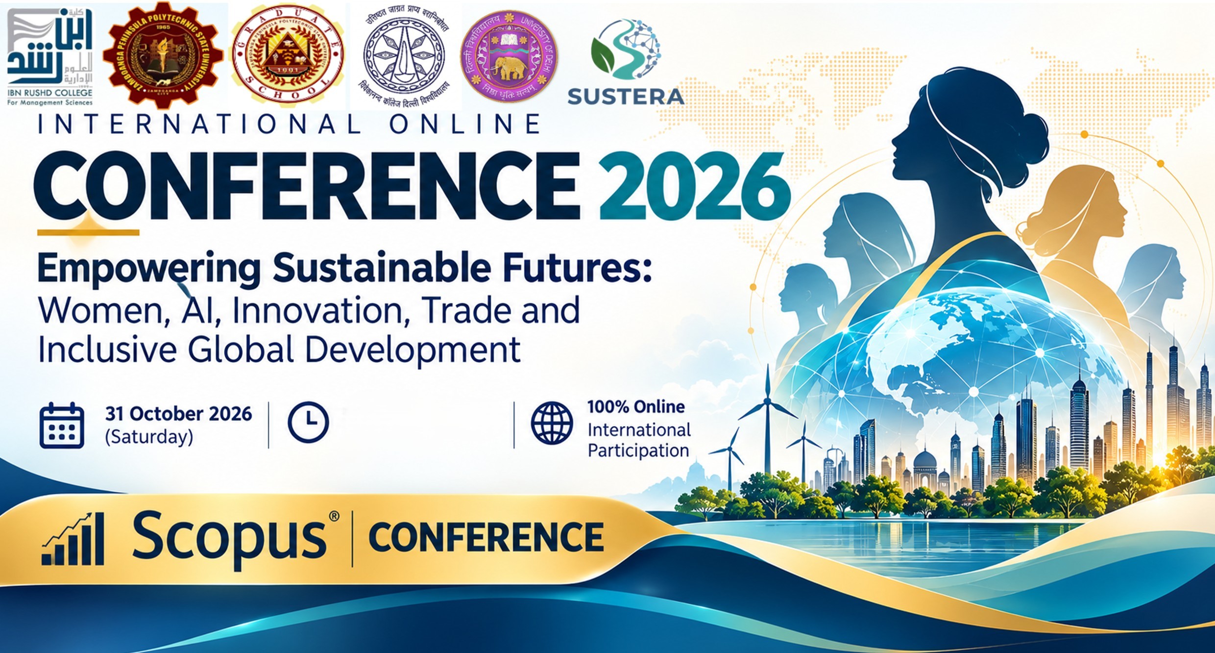 International Online Conference on "Empowering Sustainable Futures: Women, AI, Innovation, Trade and Inclusive Global Development"